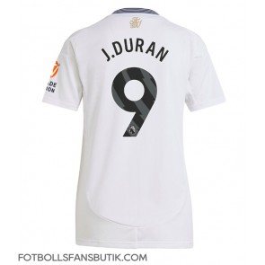 Aston Villa Jhon Duran #9 Replika Bortatröja Damer 2024-25 Kortärmad
